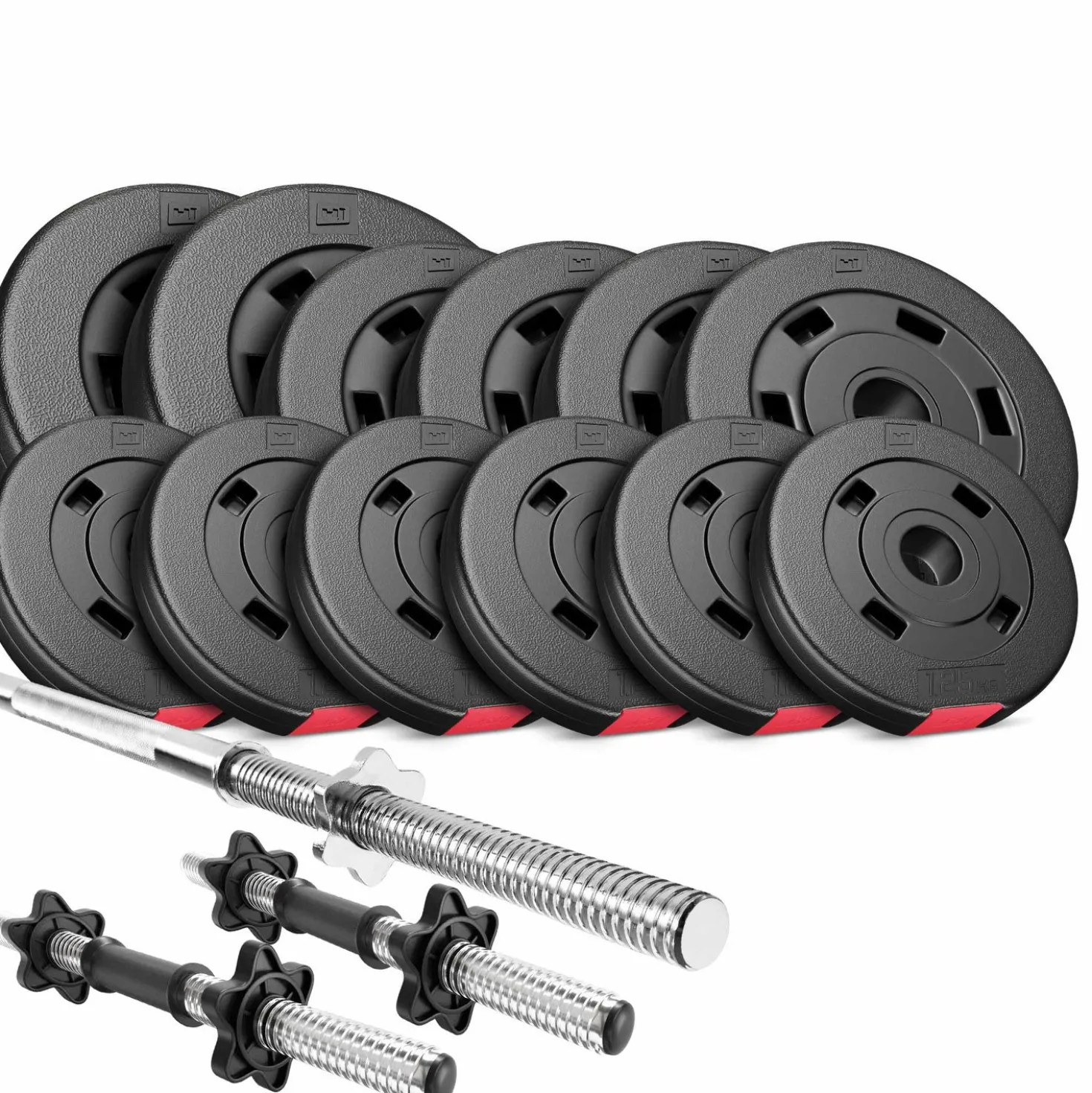 Zestaw kulturystyczny Premium 38kg z ławką HS-1055