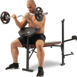 Zestaw kulturystyczny Premium 105kg z ławką HS-1055