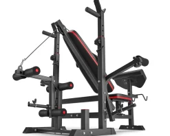 Zestaw kulturystyczny Strong 146kg z ławką HS-1075