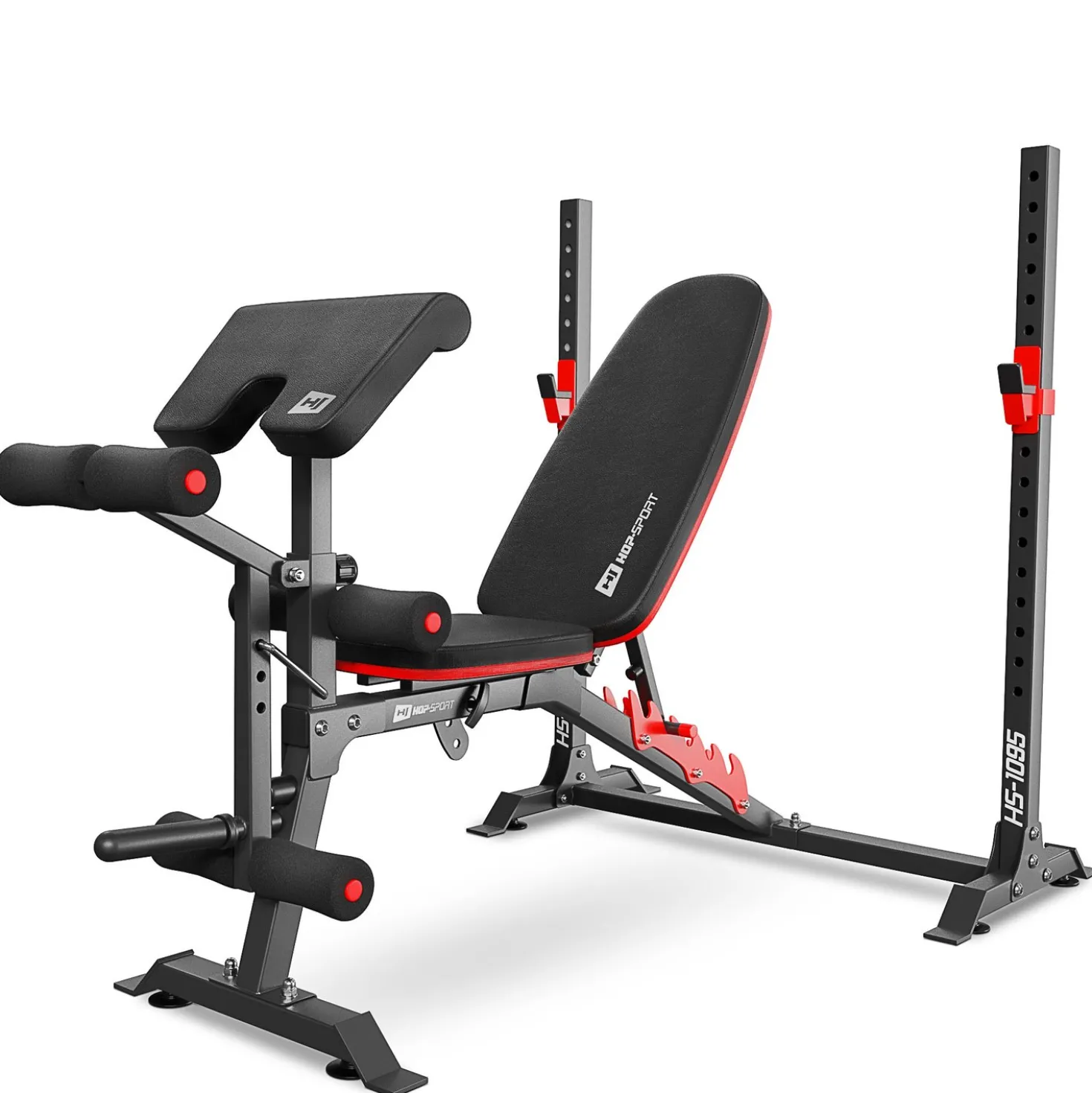 Zestaw kulturystyczny Strong 116kg z ławką HS-1095