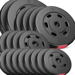 Zestaw obciążeń kompozytowych 60kg (2x10, 4x5, 4x2.5, 8x1.25)