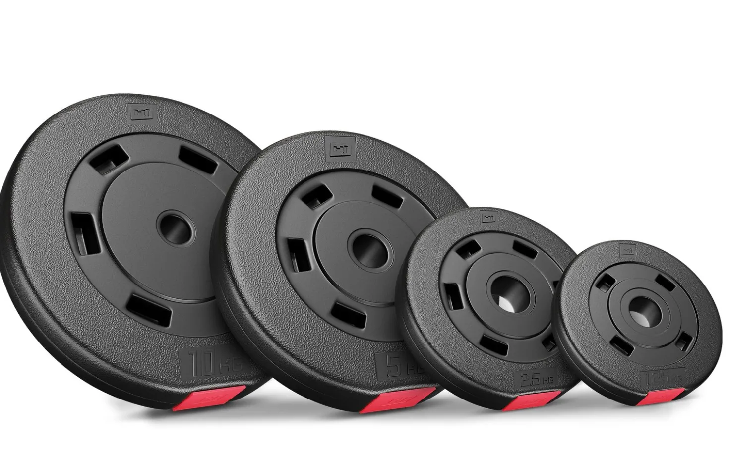 Zestaw obciążeń kompozytowych 60kg (2x10, 4x5, 4x2.5, 8x1.25)