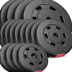 Zestaw obciążeń kompozytowych 90kg (4x10, 8x5, 4x2.5)