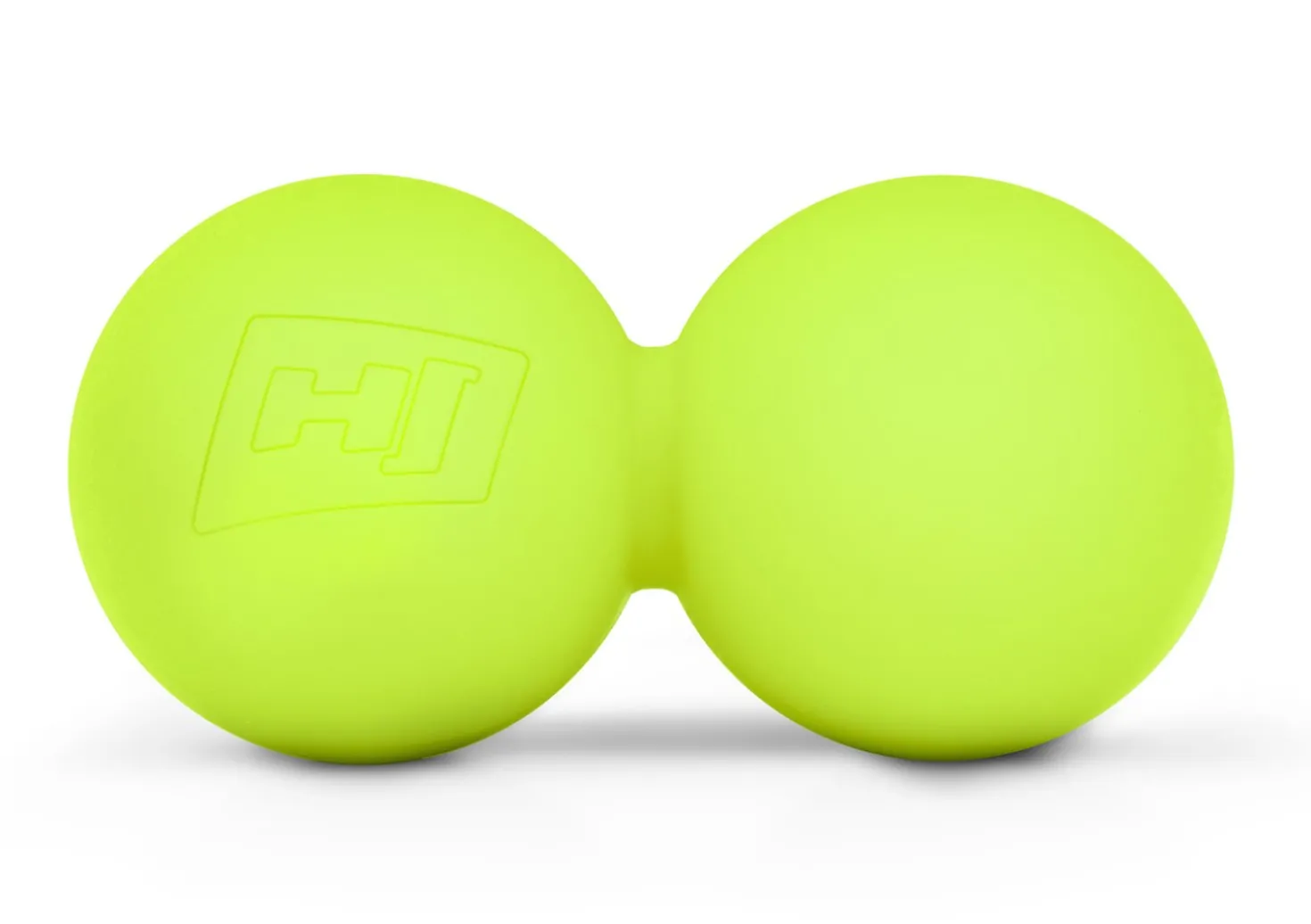 Zestaw piłeczek lacrosse pojedyncza+podwójna limonkowy